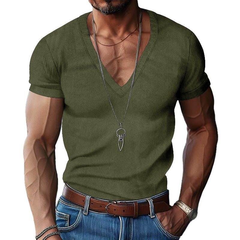 Men's Corduroy European and Am - Corduroy Button Up Shirt Men recension och pris