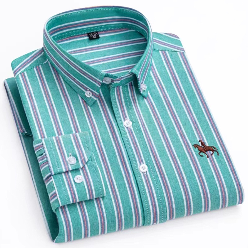 New 100% Cotton Oxford Shirt F - Oxford Cotton Casual Shirt Business recension och pris