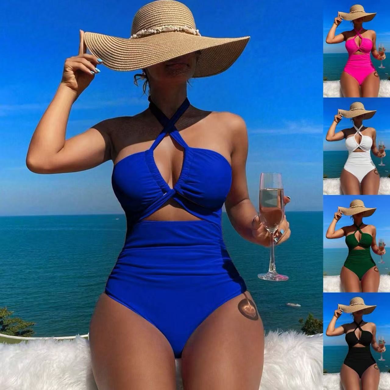 Women Swimsuit Halter Neck Sol - Suits recension och pris
