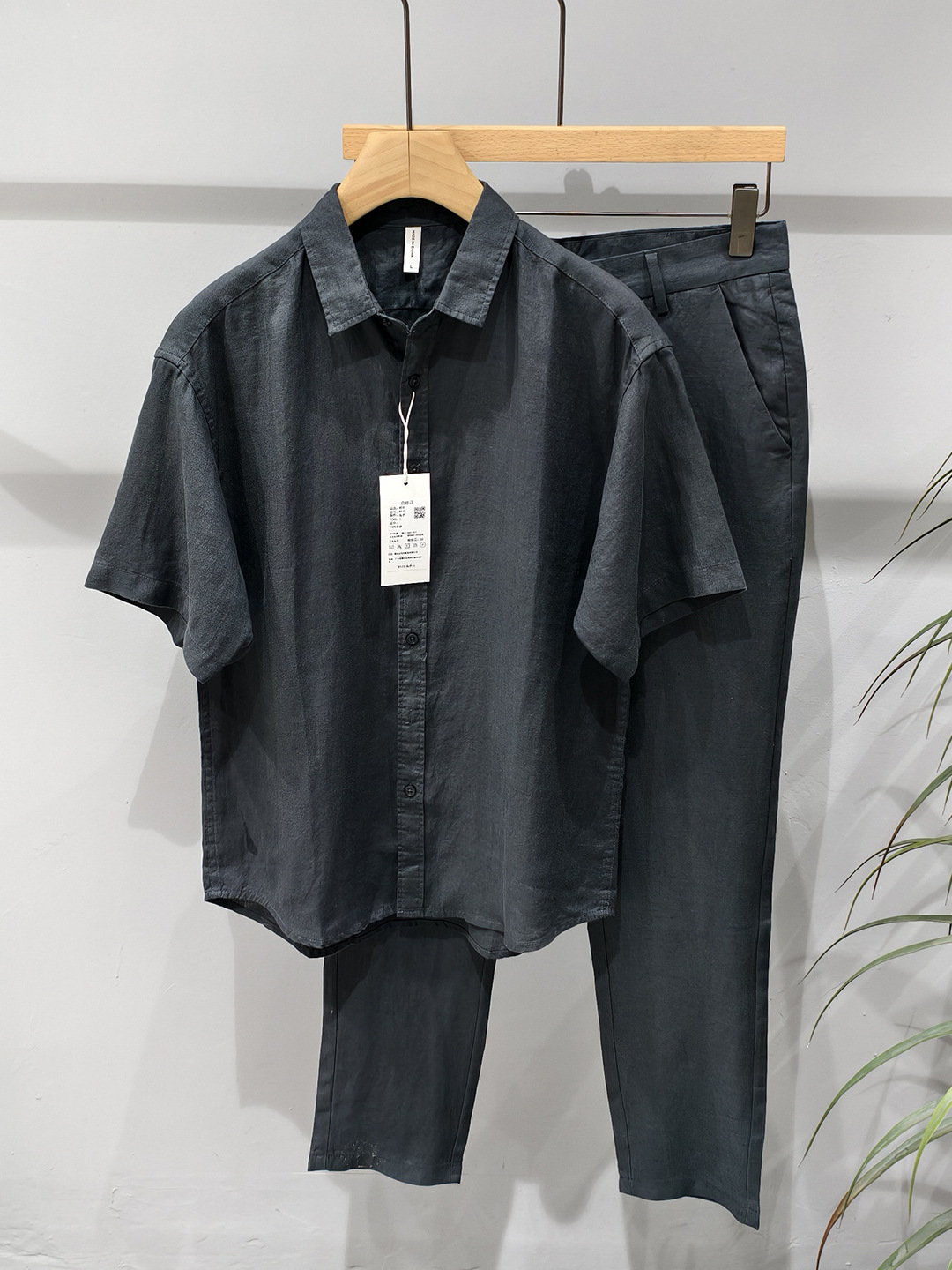 Pure Linen Short Sleeve Casual - Mens Linen Shirt Long Sleeve recension och pris