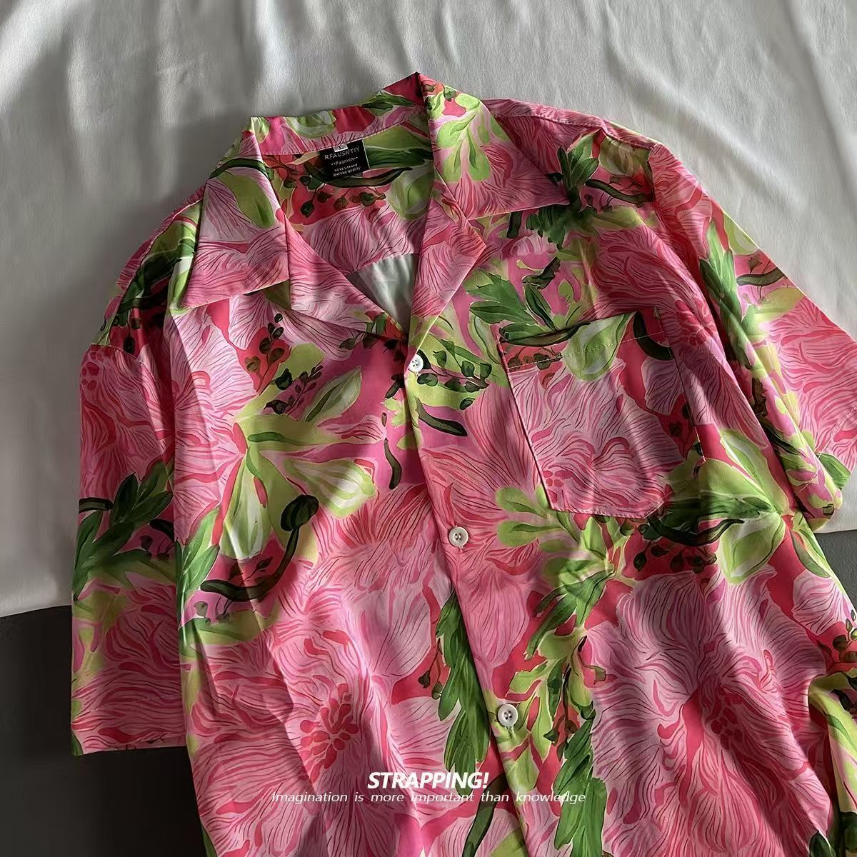 Vintage Beach Blusas Vocation  - Vintage Hawaiian Floral Shirt recension och pris