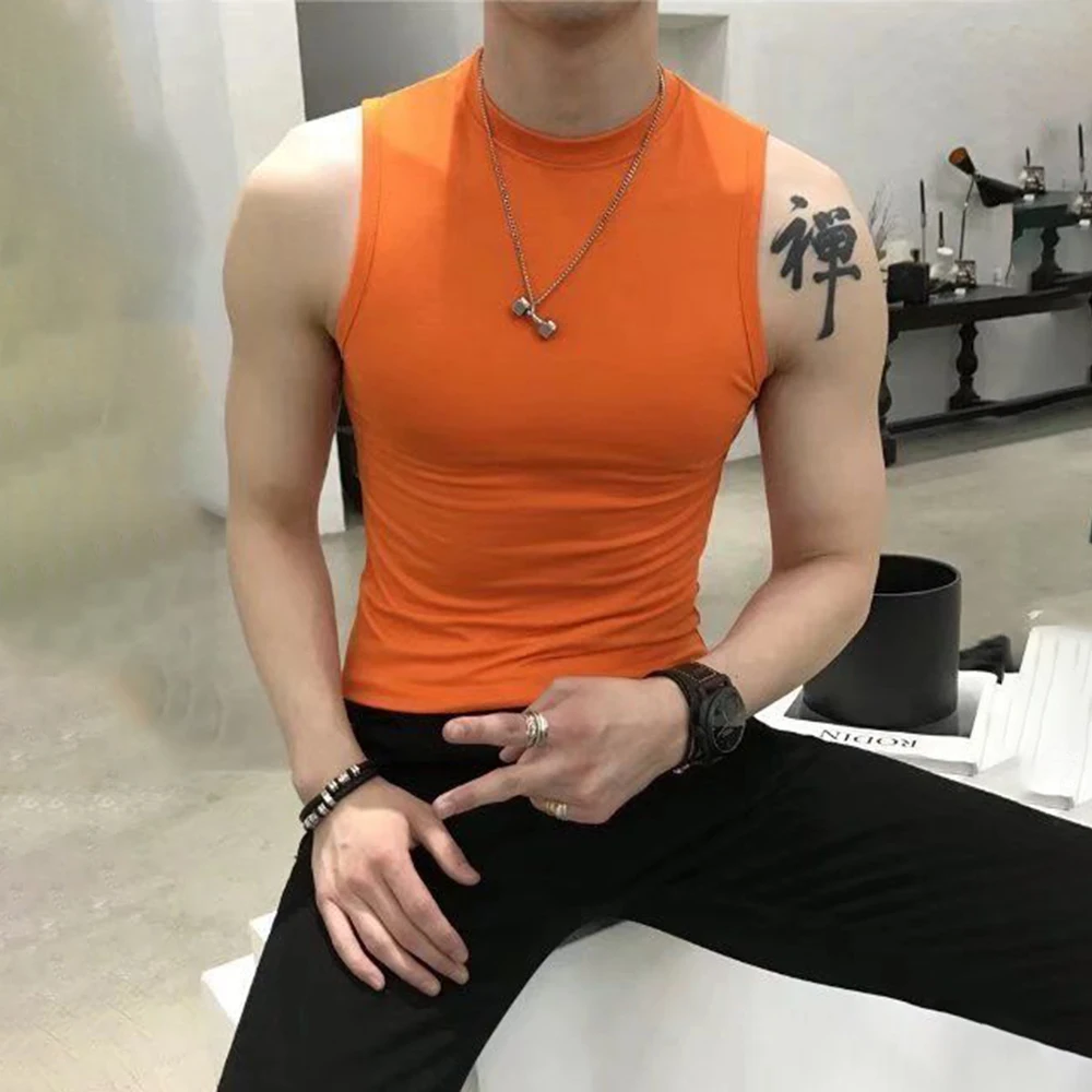 Summer Vest Men's Trend Tight  - Corduroy Button Up Shirt Men recension och pris