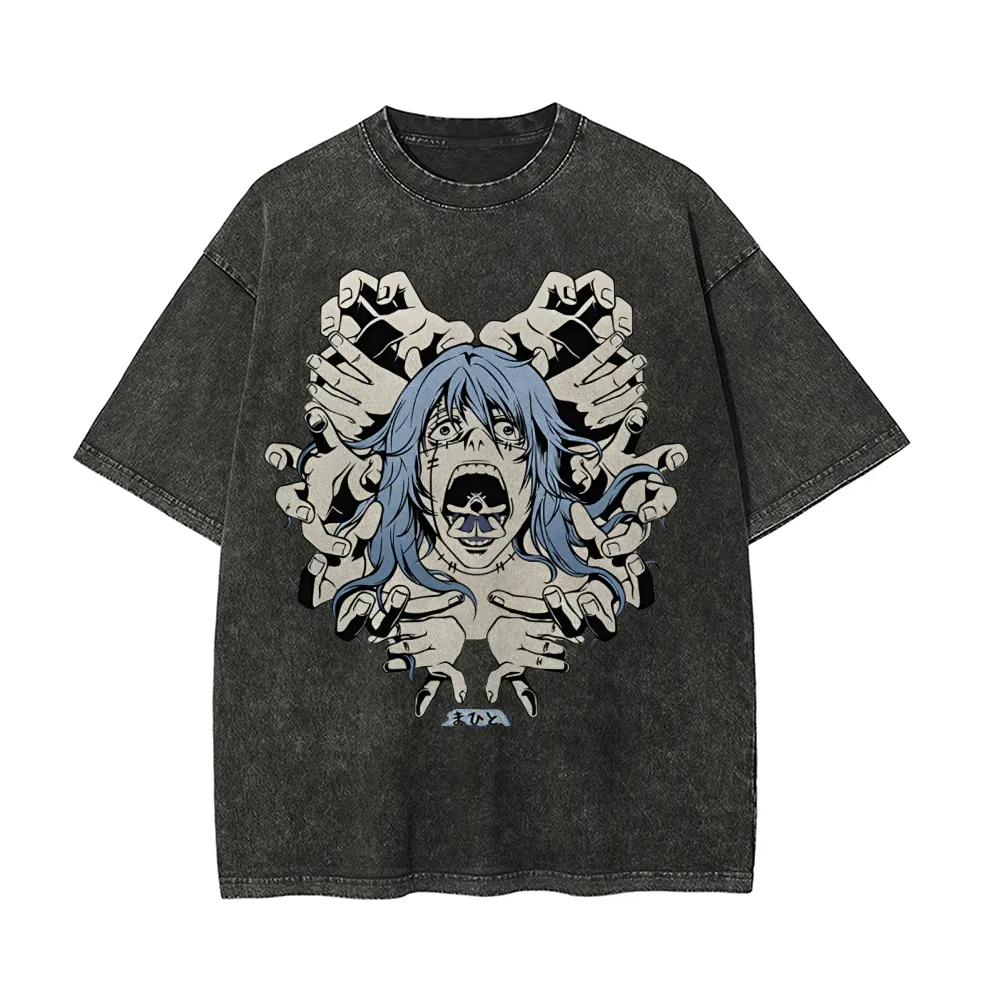 Mahito T Shirt Jujutsu Kaisen  - Acid Wash Vintage Graphic T Shirt recension och pris