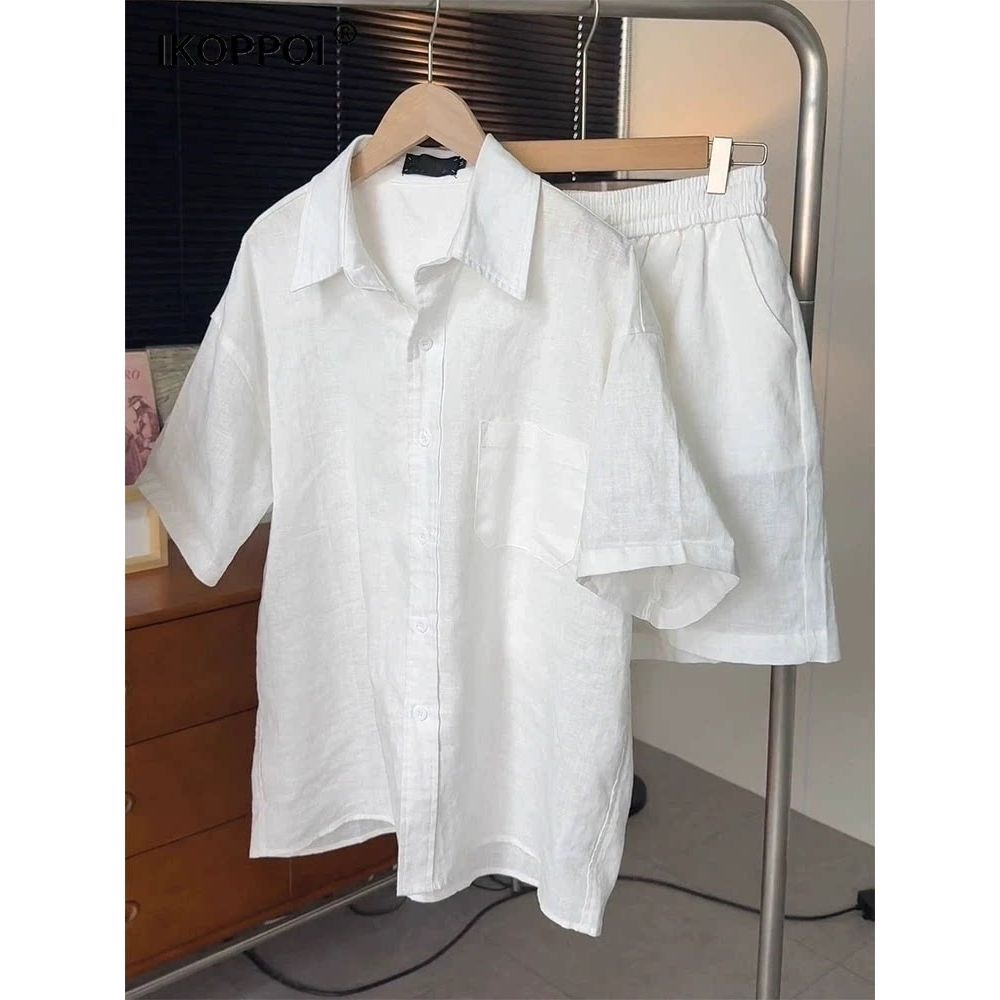 Lightweight Breathable Cotton  - Mens Linen Shirt Long Sleeve recension och pris