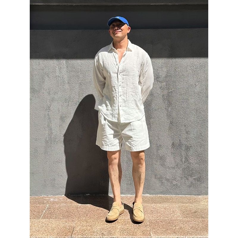 Light Luxury Men's Linen Sun P - Mens Linen Shirt Long Sleeve recension och pris