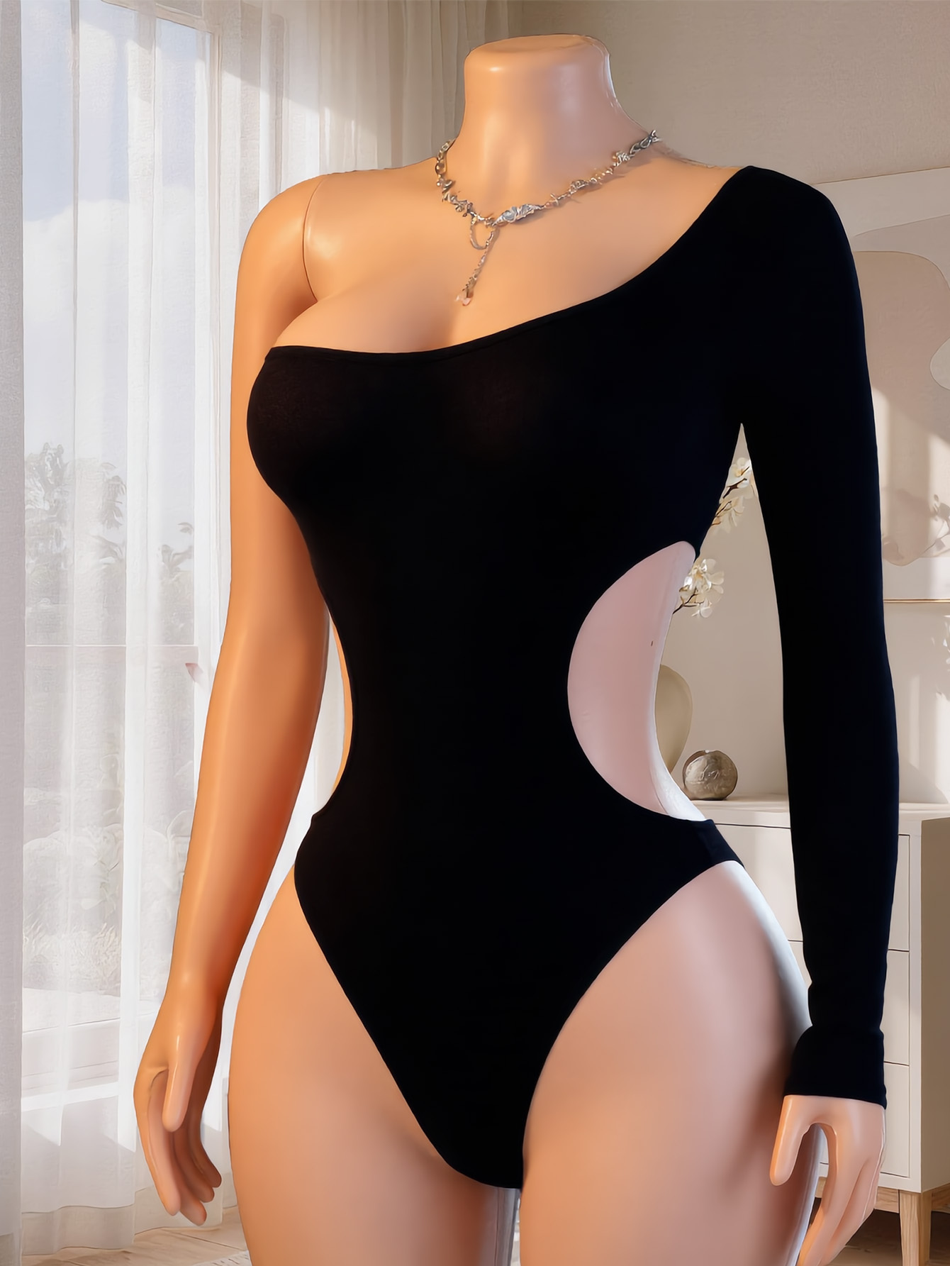 Women One Shoulder Long Sleeve - Underwear recension och pris
