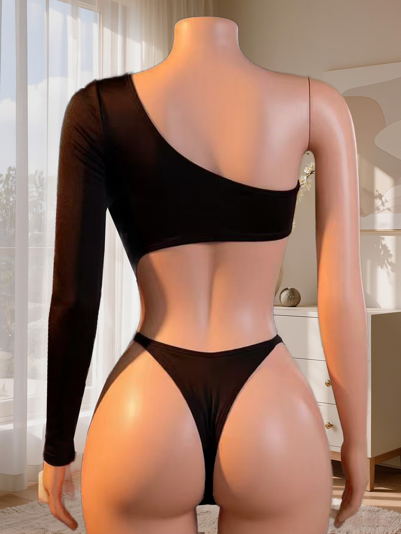 Women One Shoulder Long Sleeve - Underwear recension och pris