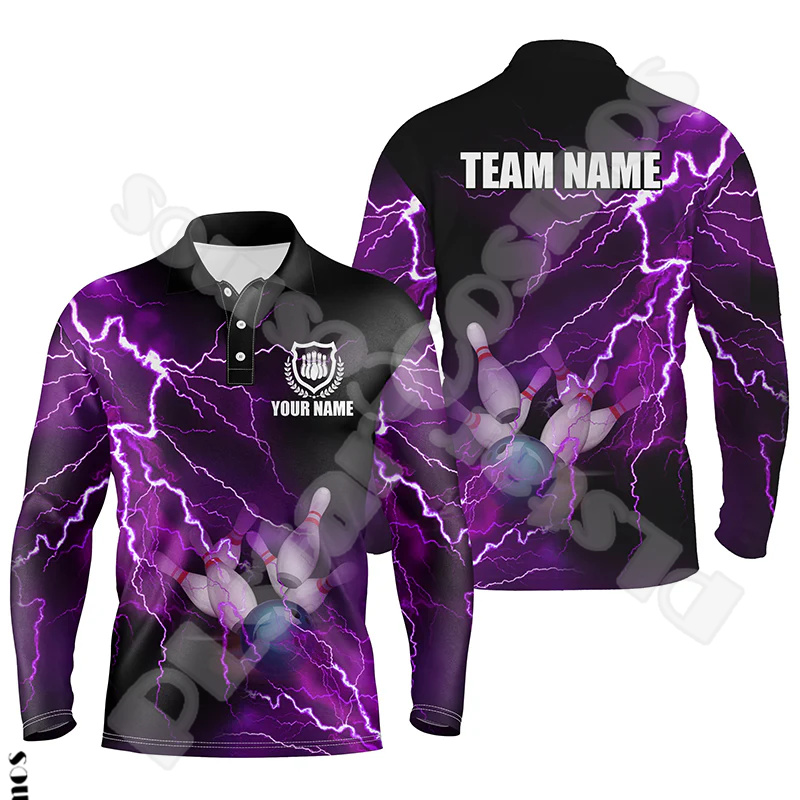 Custom Name Strike Bowling Pla - Short Sleeve Bowling Shirt Retro recension och pris