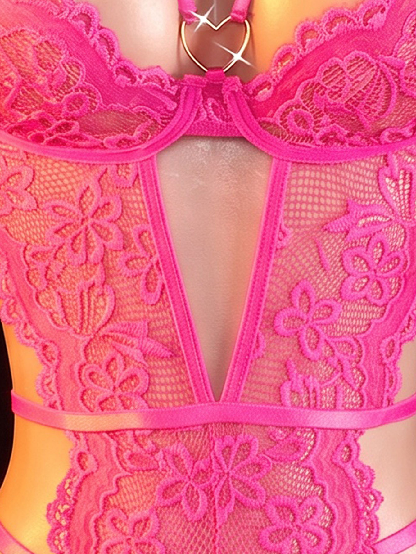 One-piece Hollow Transparent L - Underwear recension och pris
