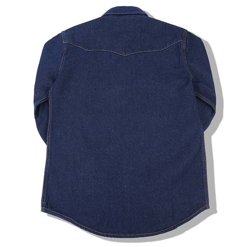 American Wash Vintage Denim Sh - Mens Western Denim Pearl Snap Shirt recension och pris
