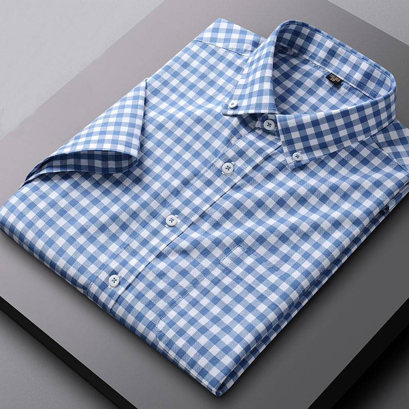 Summer new 100% cotton Oxford  - Oxford Cotton Casual Shirt Business recension och pris