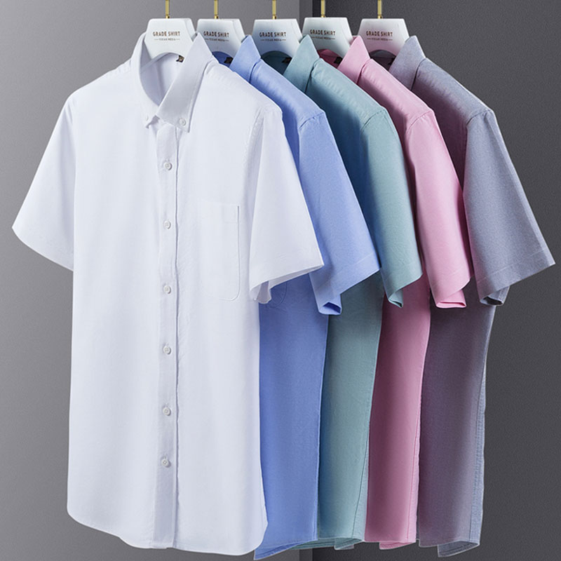 Summer new 100% cotton Oxford  - Oxford Cotton Casual Shirt Business recension och pris