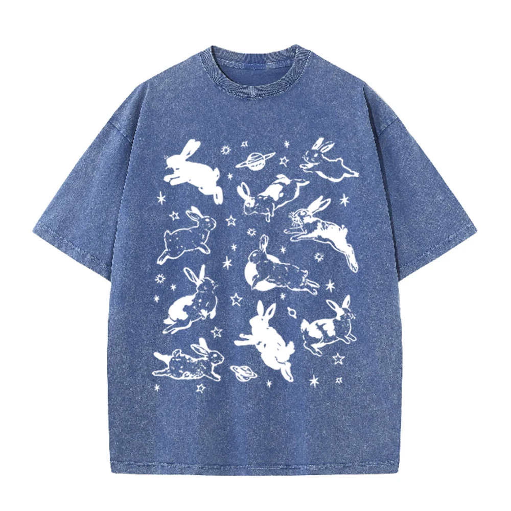 2026 Vintage Space Rabbit Plan - Acid Wash Vintage Graphic T Shirt recension och pris