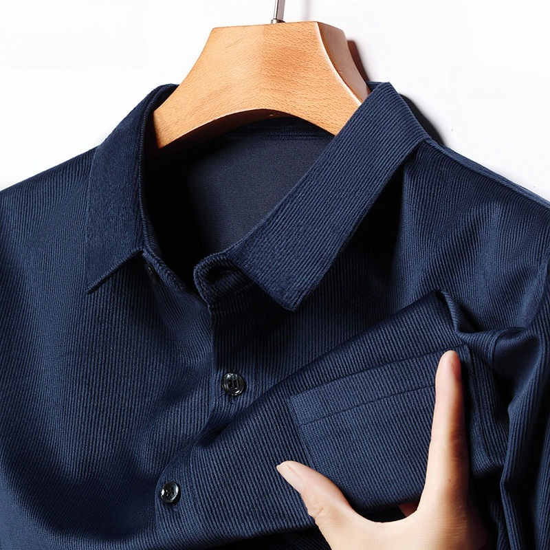 Corduroy Men's Long Sleeve Shi - Corduroy Button Up Shirt Men recension och pris