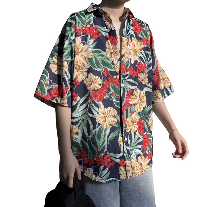 Casual Hawaiian Retro Floral P - Vintage Hawaiian Floral Shirt recension och pris