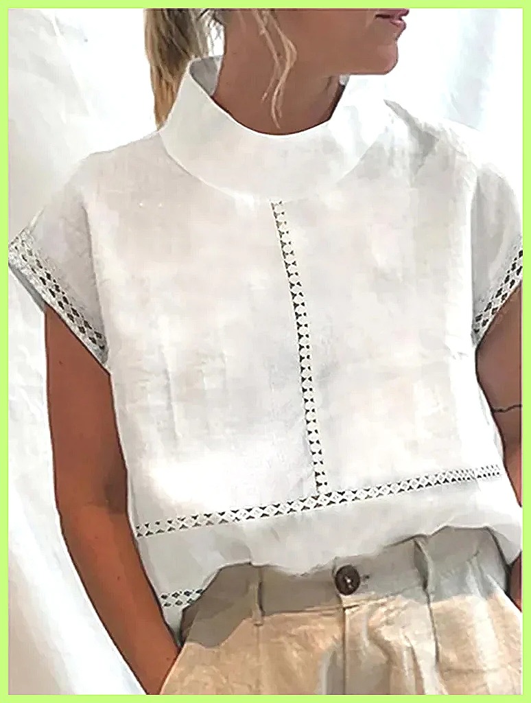 Women's Cotton Linen Pullover  - Shirts recension och pris