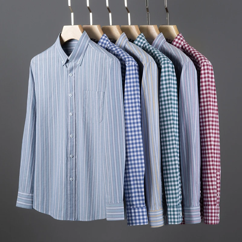 2026 Spring and Autumn 100% Co - Oxford Cotton Casual Shirt Business recension och pris