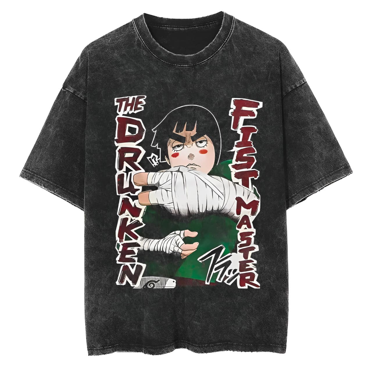 NEW Naruto Itachi Uchiha T Shi - Acid Wash Vintage Graphic T Shirt recension och pris