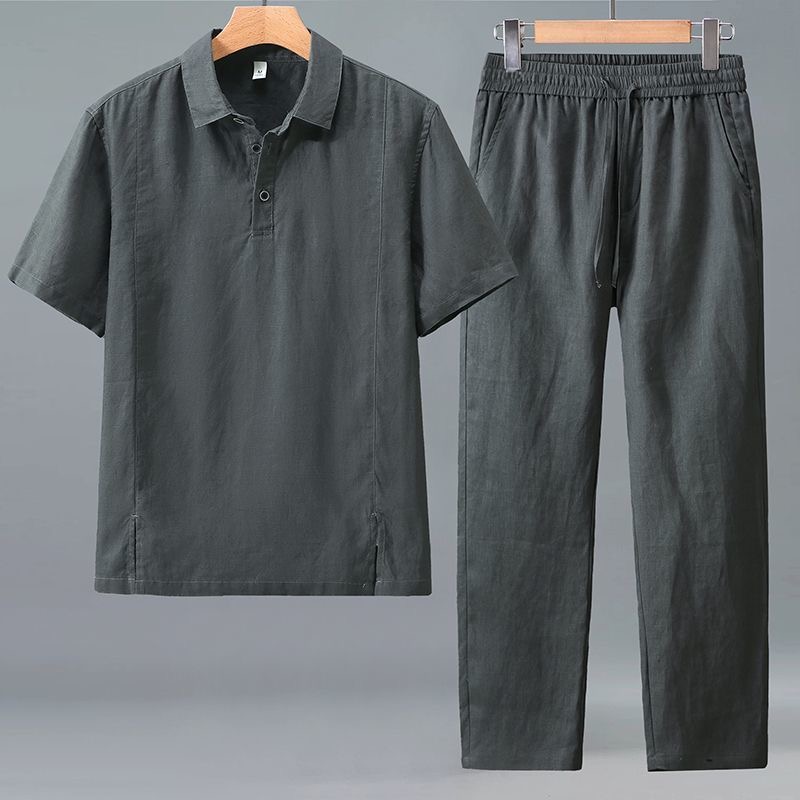 Spring/Summer Fashion Retro Sp - Mens Linen Shirt Long Sleeve recension och pris