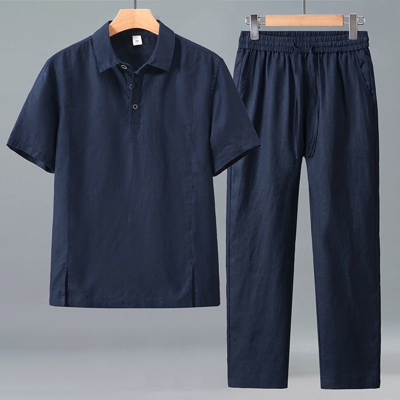 Spring/Summer Fashion Retro Sp - Mens Linen Shirt Long Sleeve recension och pris
