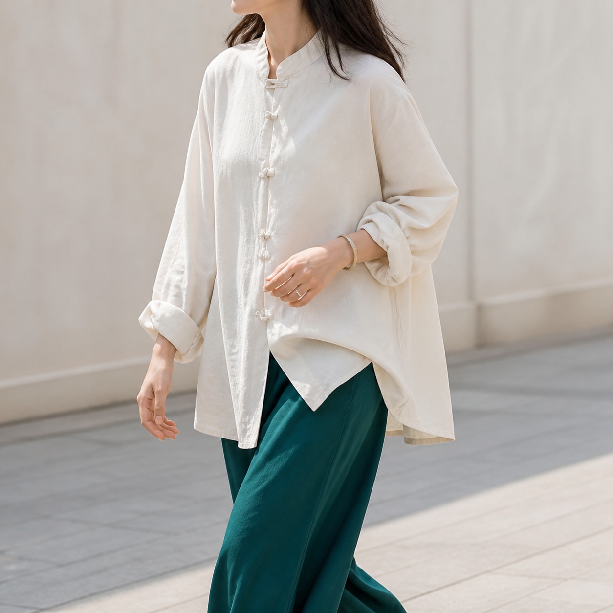 Loose Fit Long Sleeve Shirt wi - Shirts recension och pris