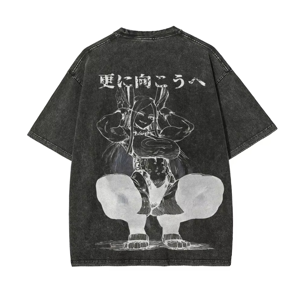 2026 Mirko T Shirt My Hero Aca - Acid Wash Vintage Graphic T Shirt recension och pris