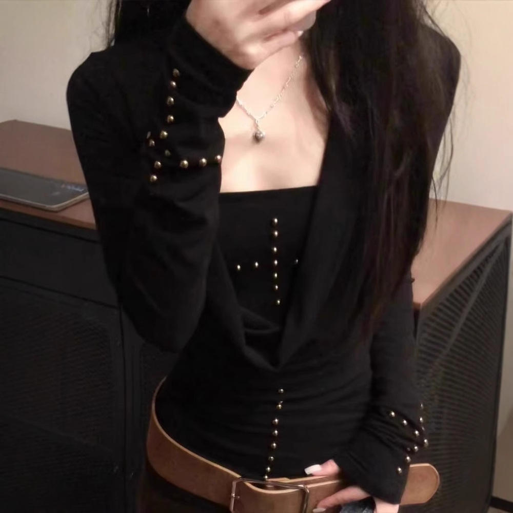 Y2k Dark Girl Cross Long Sleev - T-Shirts recension och pris