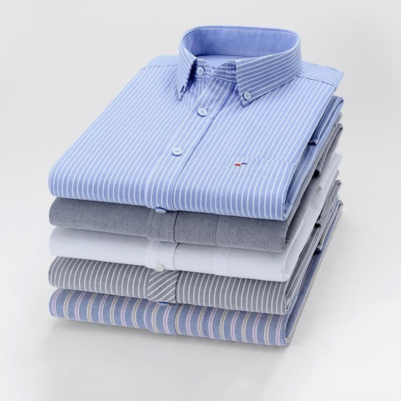 100% Pure Cotton Oxford Men So - Oxford Cotton Casual Shirt Business recension och pris