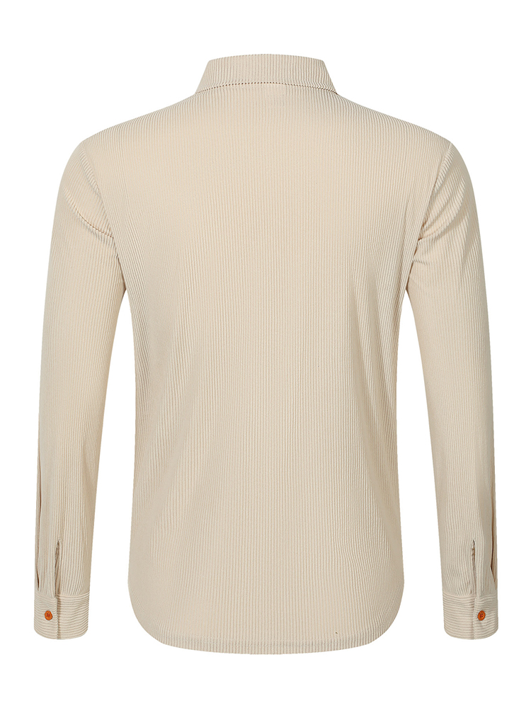 Casual Men's Corduroy Shirt Ja - Corduroy Button Up Shirt Men recension och pris