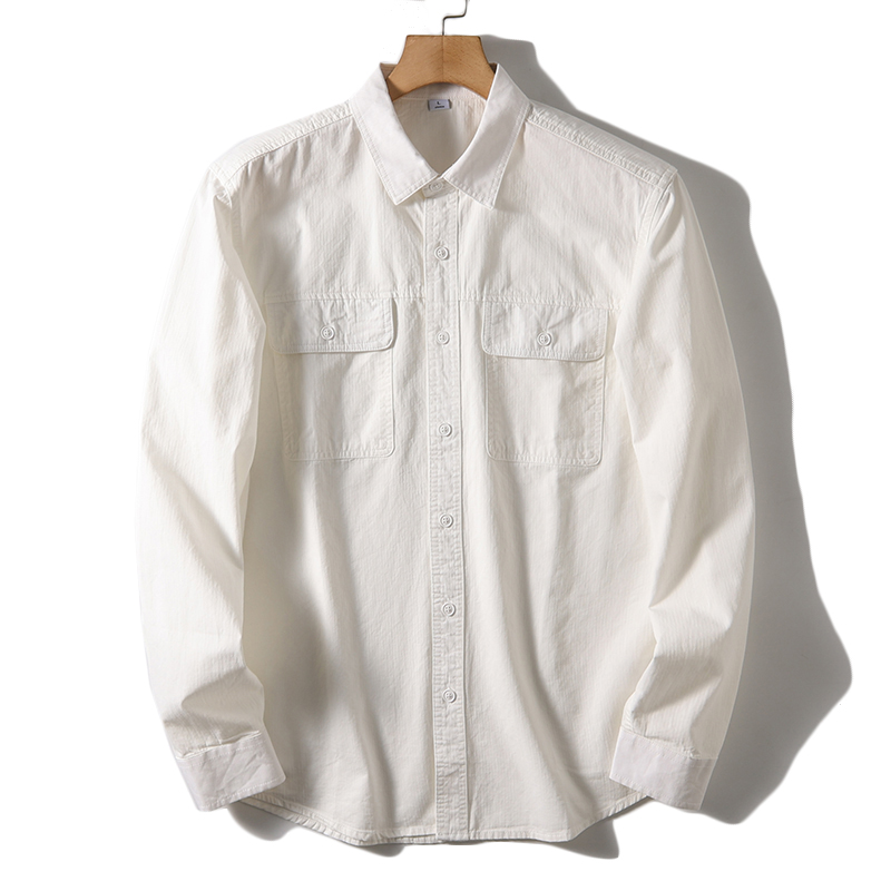 New Men's Business Fashion Cas - Oxford Cotton Casual Shirt Business recension och pris