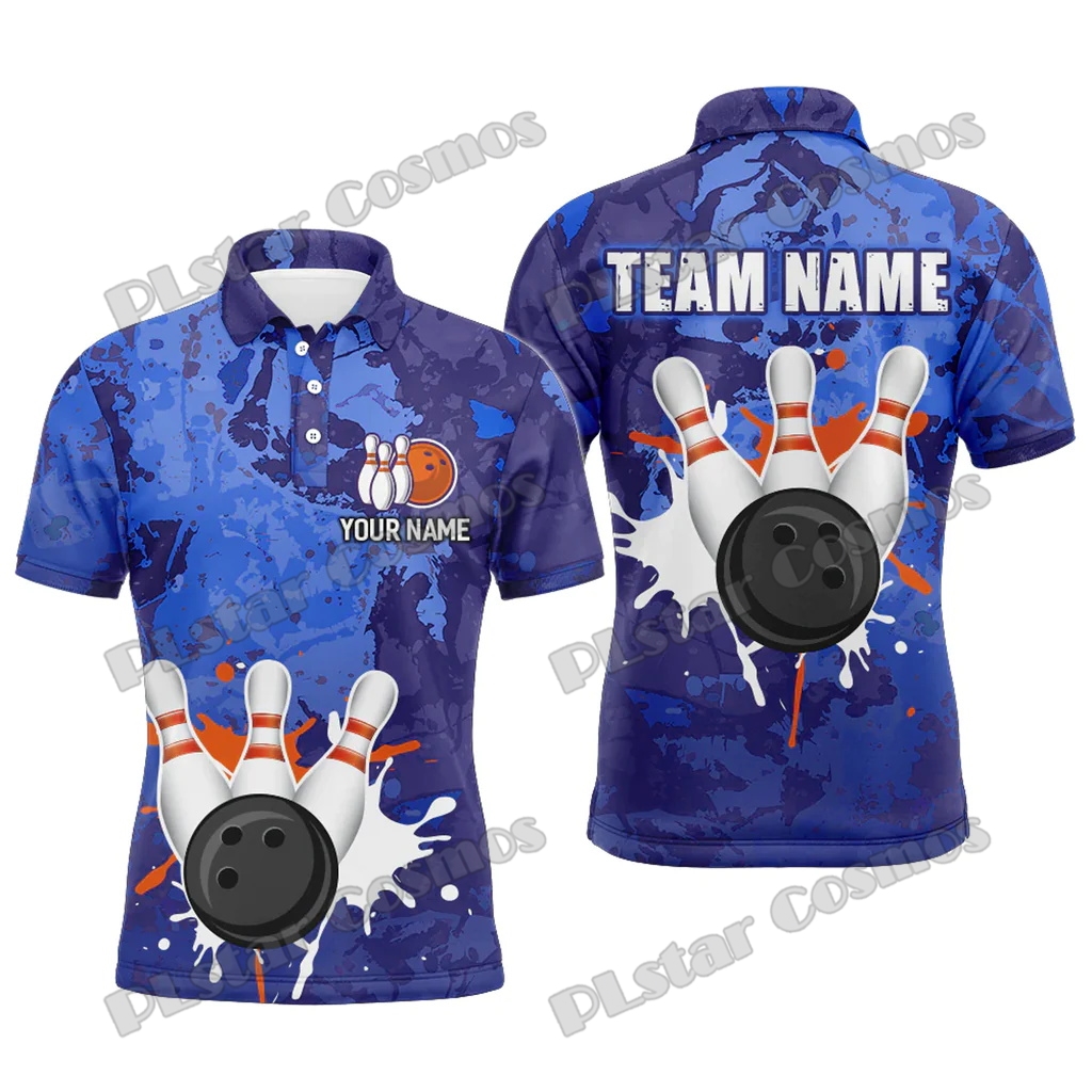 Retro Bowling Water Milk Multi - Short Sleeve Bowling Shirt Retro recension och pris