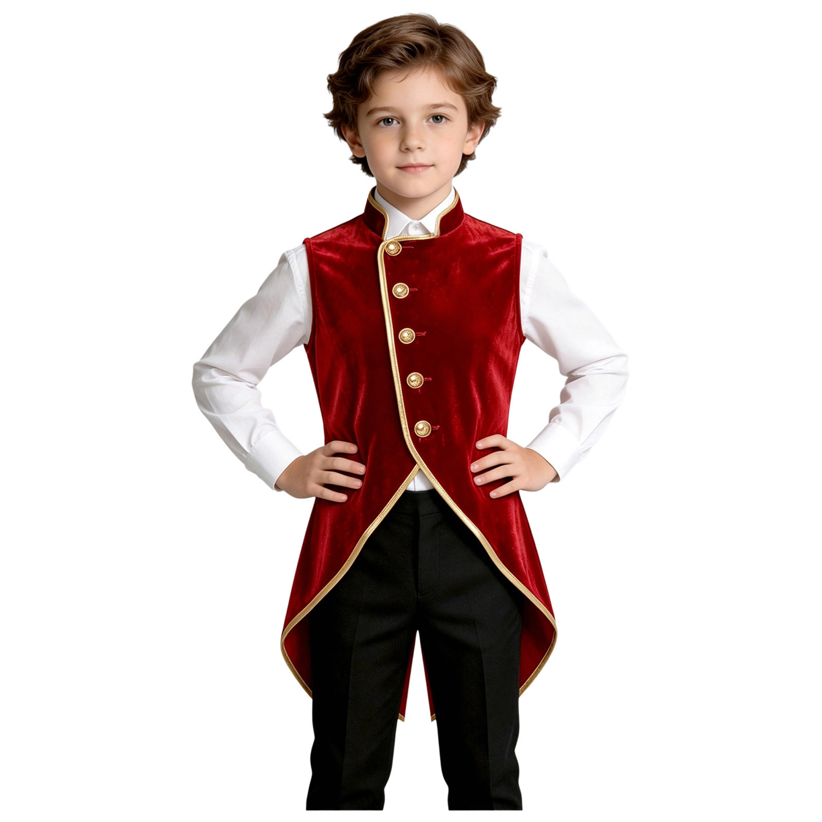 Boys Retro Medieval Velvet Tai - Jackets recension och pris