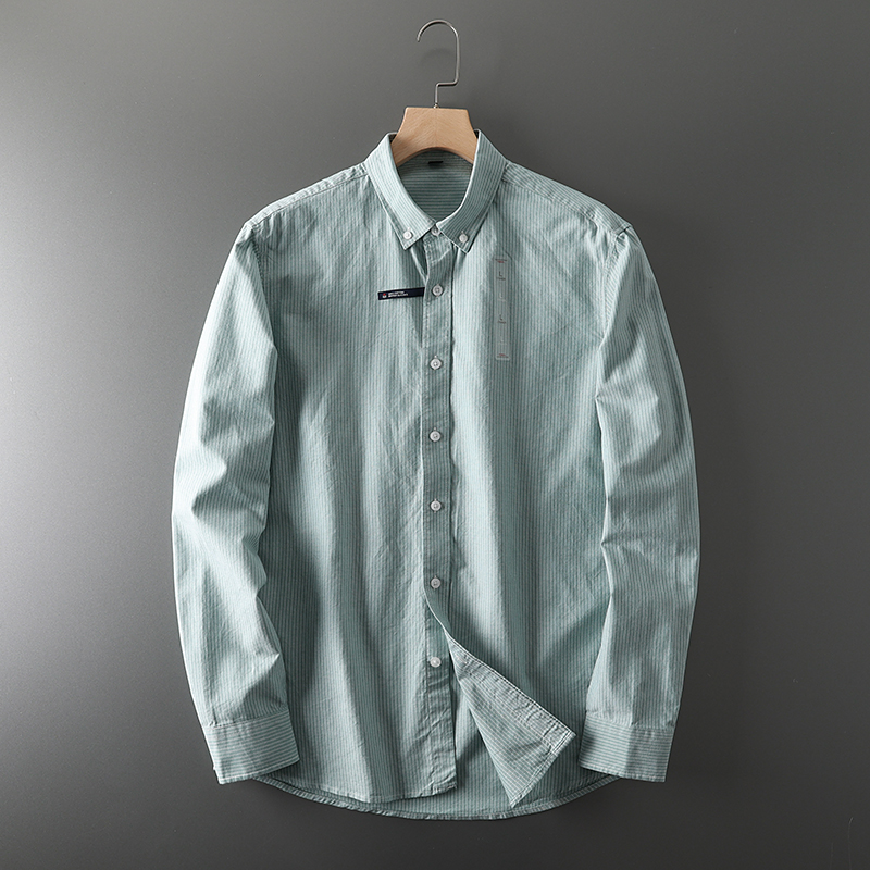 Men's Fashion Business Wedding - Oxford Cotton Casual Shirt Business recension och pris