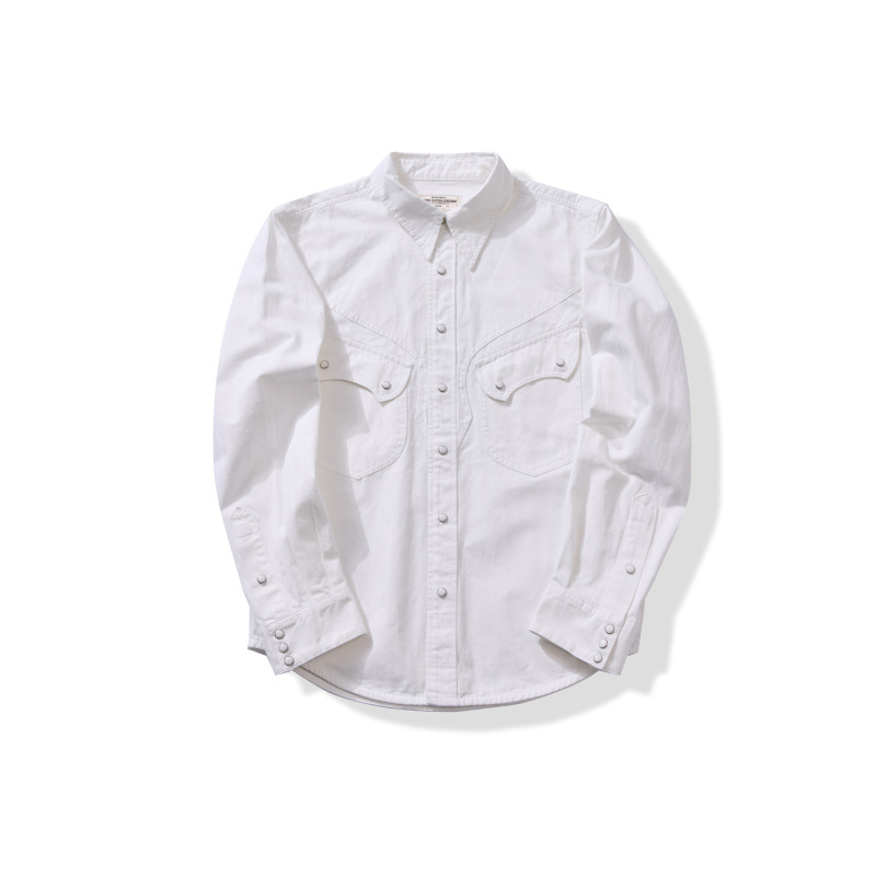 American Vintage Pearl Snap We - Mens Western Denim Pearl Snap Shirt recension och pris