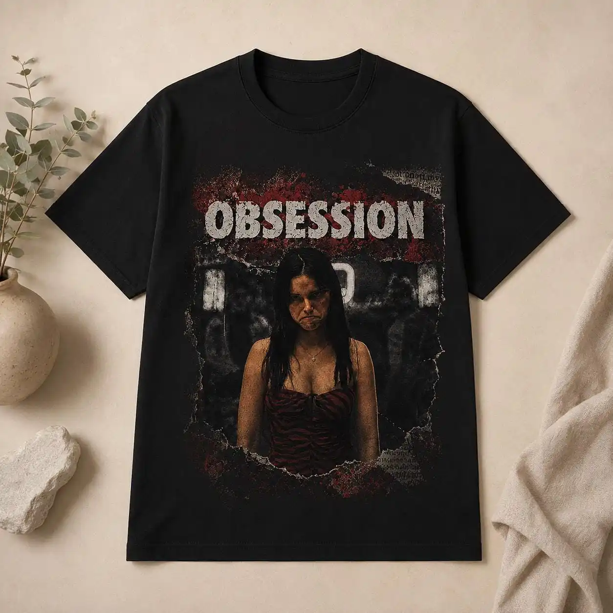 Obsession Graphic T-Shirt, Vin - Acid Wash Vintage Graphic T Shirt recension och pris