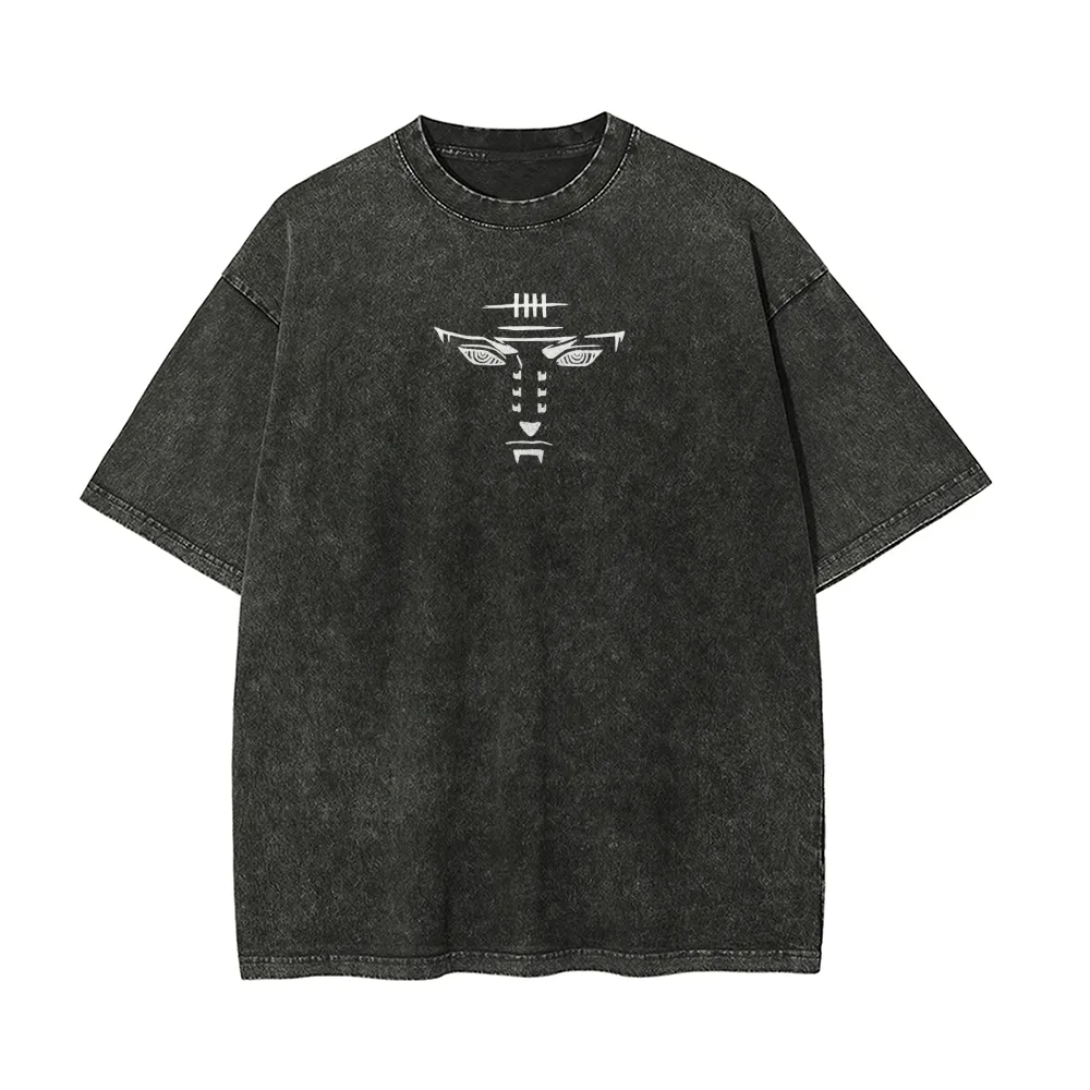 Naruto Pain T Shirt Rinnegan A - Acid Wash Vintage Graphic T Shirt recension och pris