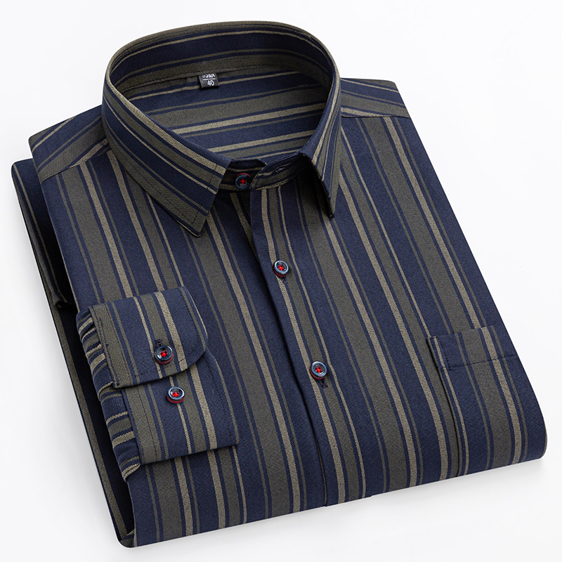 New 11XL 10XL Extra large men' - Oxford Cotton Casual Shirt Business recension och pris
