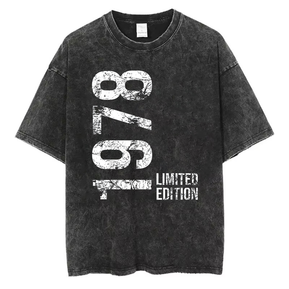1978 Limited Edition T-Shirt W - Acid Wash Vintage Graphic T Shirt recension och pris