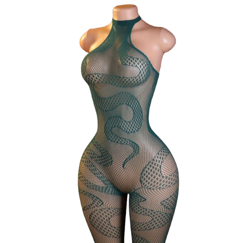 1-Piece Women's Sexy Snakeskin - Underwear recension och pris