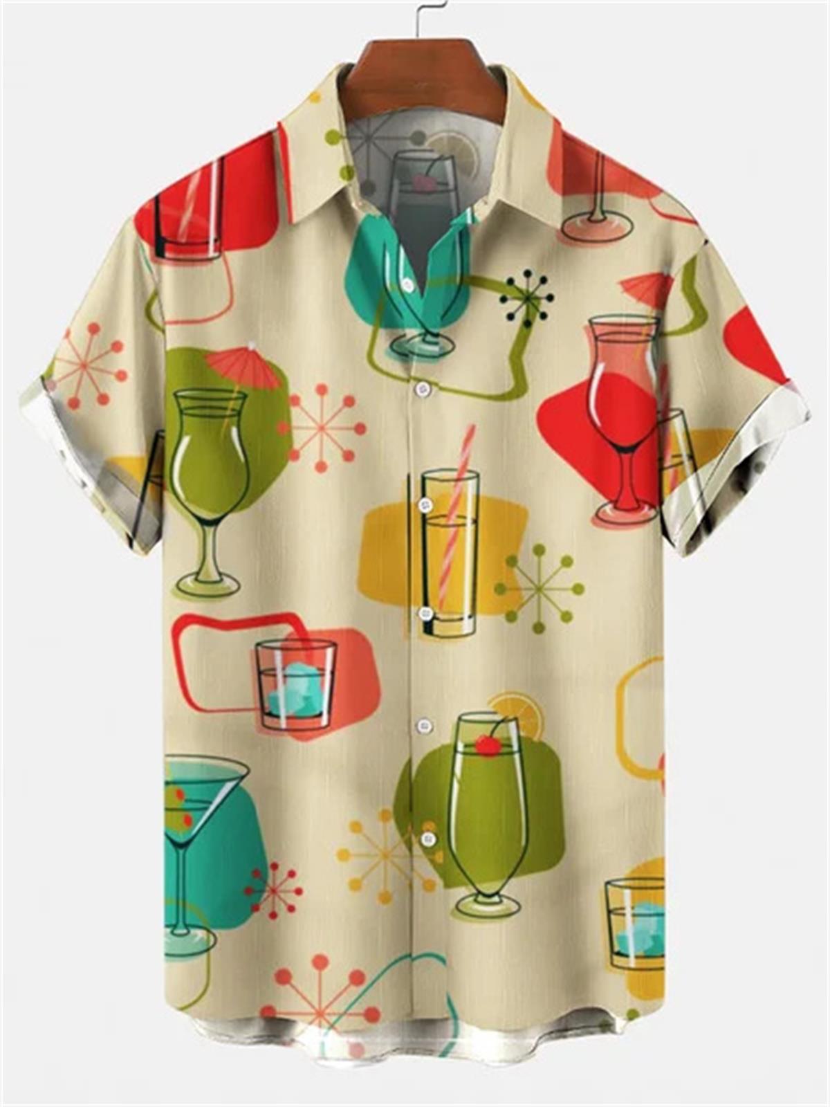 Men's Hawaiian T-Shirt, 3d Flo - Vintage Hawaiian Floral Shirt recension och pris