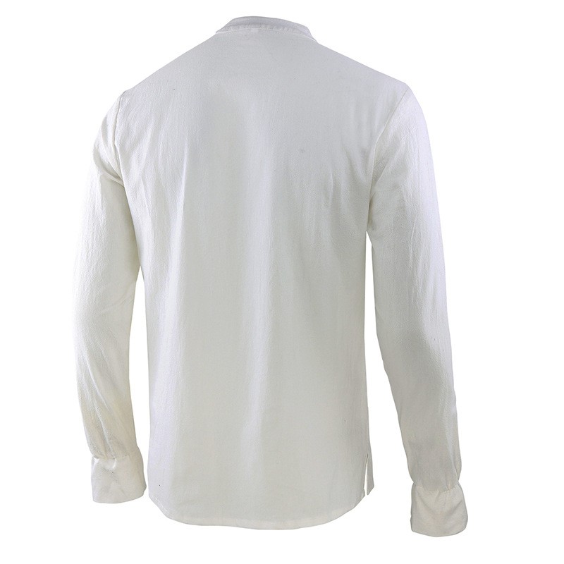Men's Renaissance Shirt Pirate - Mens Linen Shirt Long Sleeve recension och pris