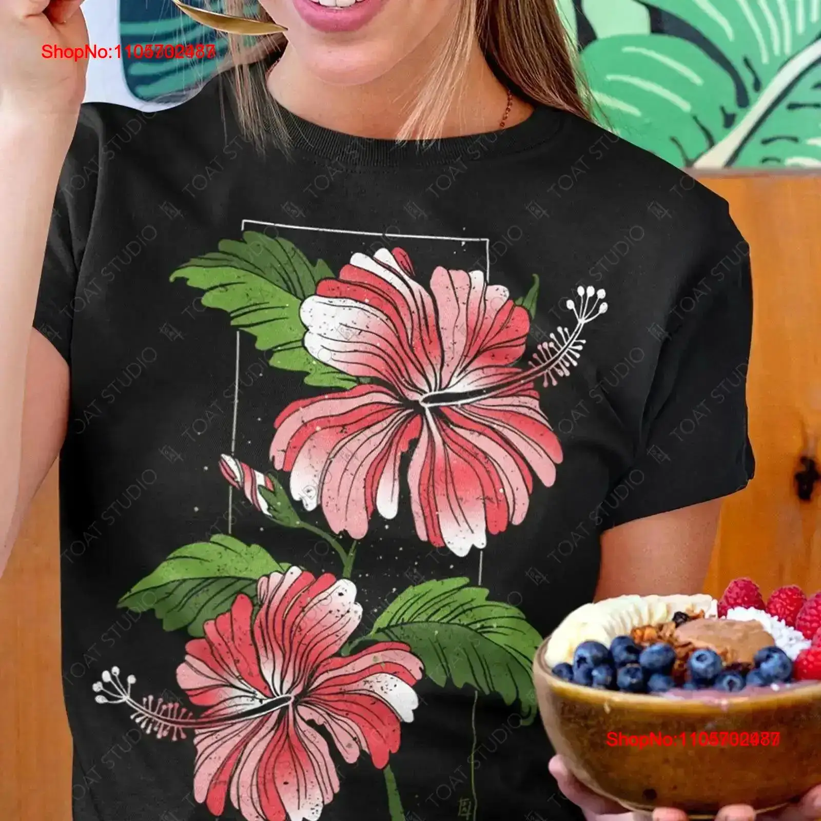 Hibiscus Flower T Shirt Floral - Vintage Hawaiian Floral Shirt recension och pris