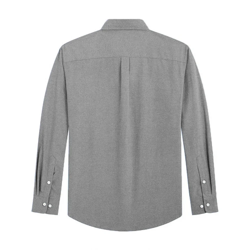 Men's Long Sleeve Shirts Solid - Oxford Cotton Casual Shirt Business recension och pris